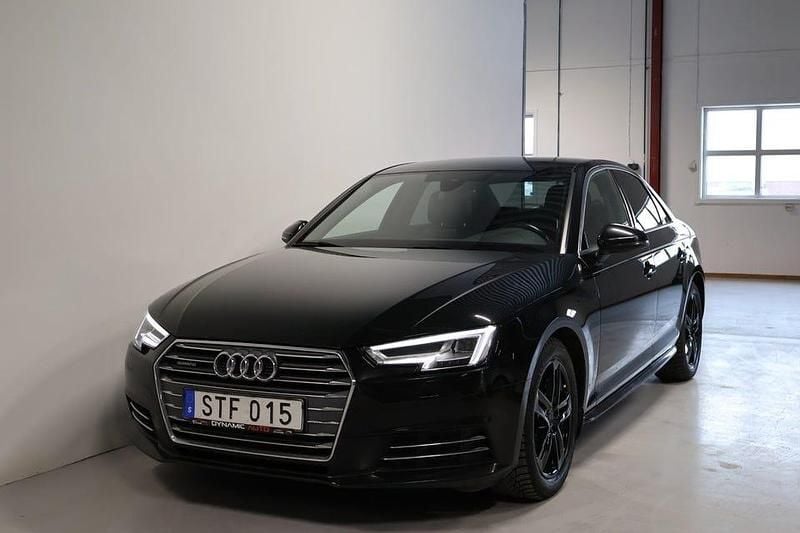 Begagnad Audi A4 190 HK (139 kW) 2018 Svart Sedan