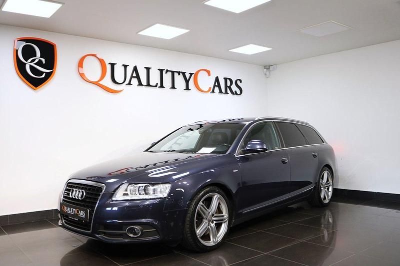Blå Begagnad 2008 Audi A6 S-Line Kombi | 98 800 kr - Bild 1/4