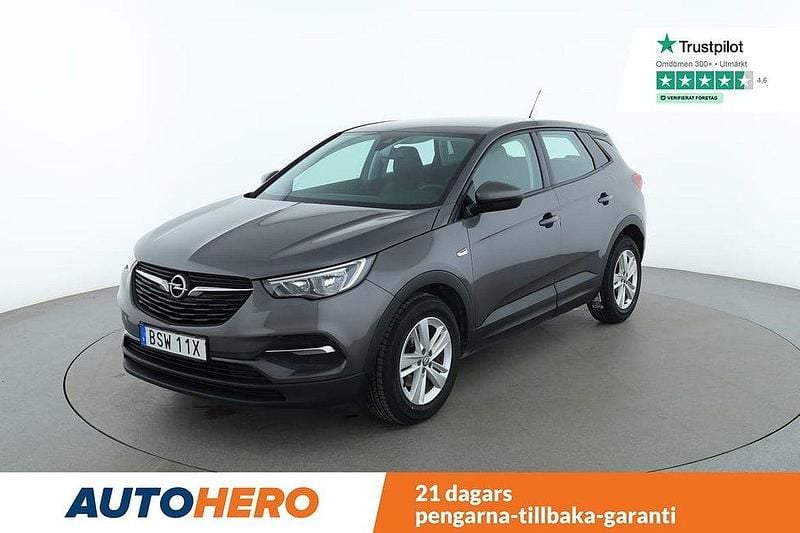 Grå Begagnad 2019 Opel Grandland X SUV | 178 000 kr (Bra pris) - Bild 1/4