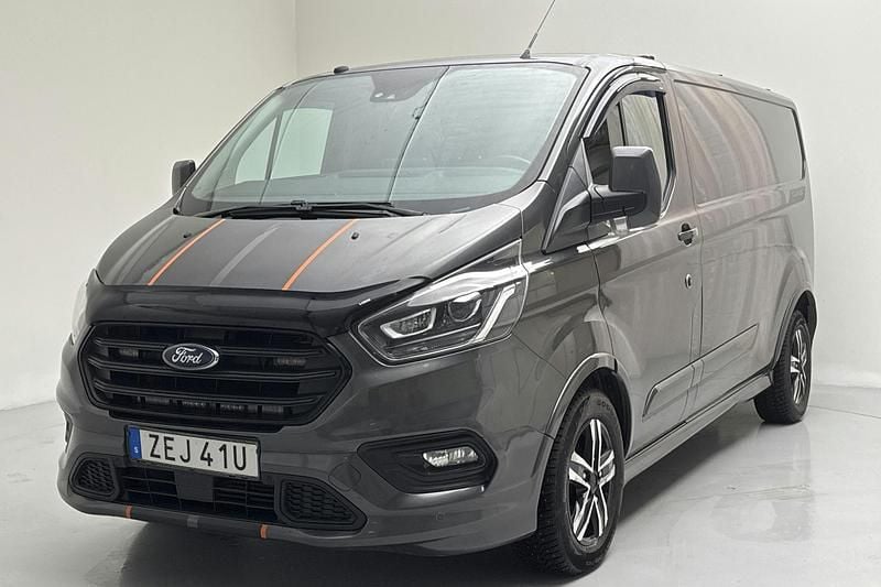 Grå Begagnad 2019 Ford Transit Custom | 118 300 kr (Superpris) - Bild 1/4