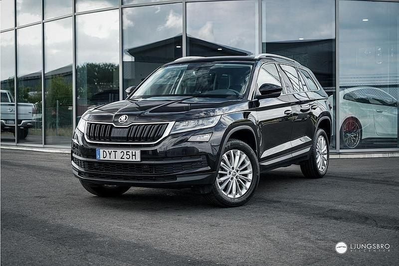 Svart Begagnad 2019 Skoda Kodiaq Business Line SUV | 309 900 kr (Marknadspris) - Bild 1/4