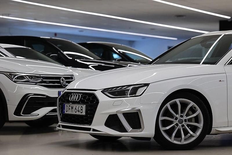 Begagnad Audi A4 S-Line 191 HK (140 kW) 2019 Vit Kombi