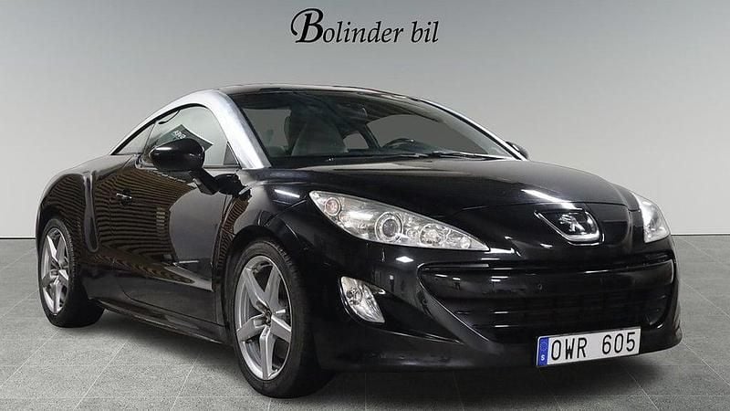 Svart Begagnad 2010 Peugeot RCZ S Sportkupé | 99 800 kr (Marknadspris) - Bild 1/4