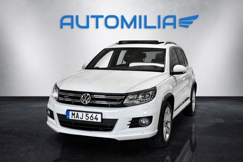 Vit Begagnad 2015 VW Tiguan SUV | 169 900 kr (Marknadspris) - Bild 1/4