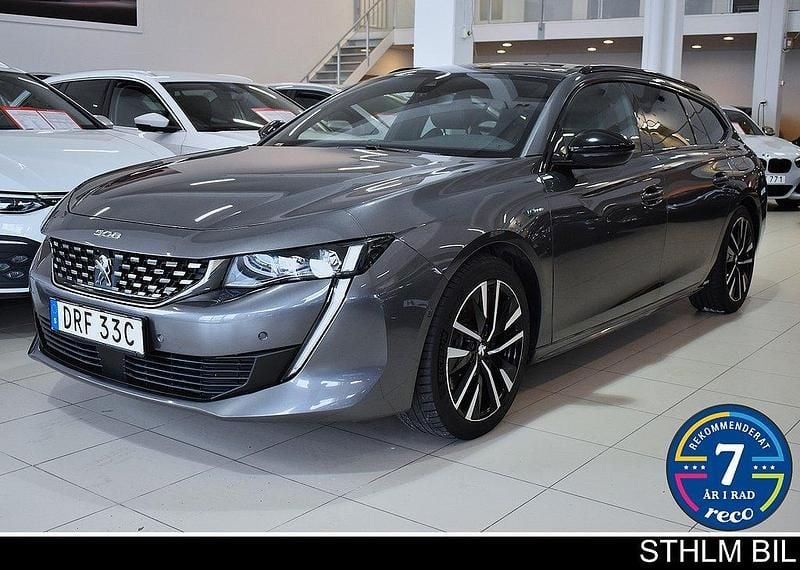 Grå Begagnad 2021 Peugeot 508 Business-Line Kombi | 309 000 kr (Dyr) - Bild 1/4