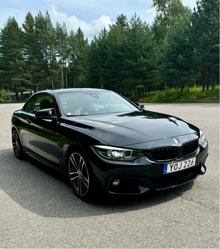Svart Begagnad 2018 BMW 430 Cabriolet M Sport Cab | 339 000 kr - Bild 1/4