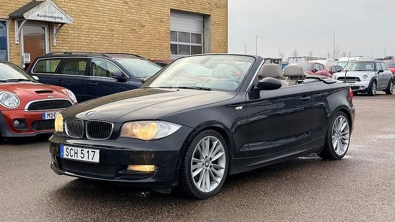 Begagnad BMW 125 Cabriolet 260 HK (191 kW) 2008 Svart Cab