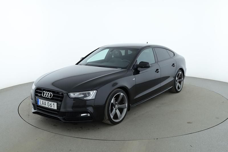 Svart Begagnad 2015 Audi A5 Sportback Halvkombi | 187 000 kr (Marknadspris) - Bild 1/4