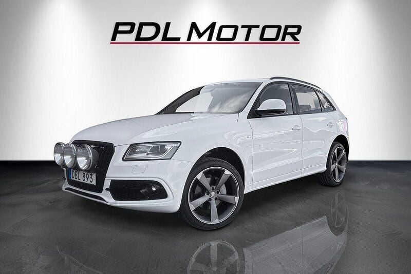 Vit Begagnad 2014 Audi Q5 S-Line SUV | 199 900 kr (Dyr) - Bild 1/3