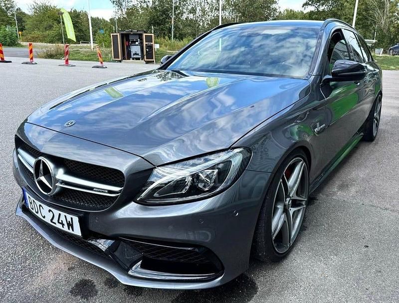 Begagnad Mercedes C63S AMG AMG 510 HK (375 kW) 2018 Mörkgrå (grå) Kombi
