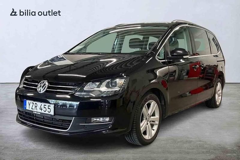 Svart Begagnad 2018 VW Sharan Minibuss | 259 000 kr (Marknadspris) - Bild 1/1