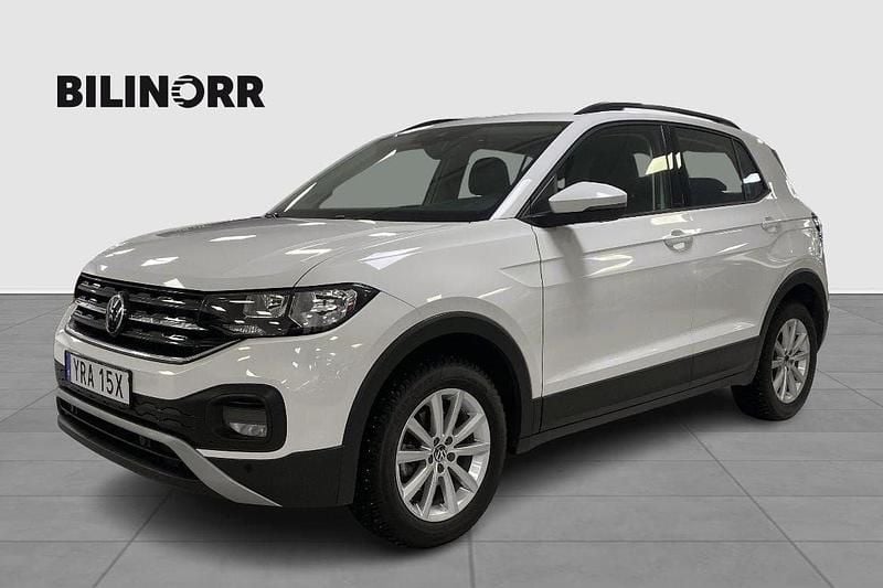Vit Begagnad 2023 VW T-Cross SUV | 194 900 kr (Marknadspris) - Bild 1/4