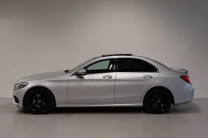 Begagnad Mercedes C220 AMG 170 HK (125 kW) 2018 Silver Sedan