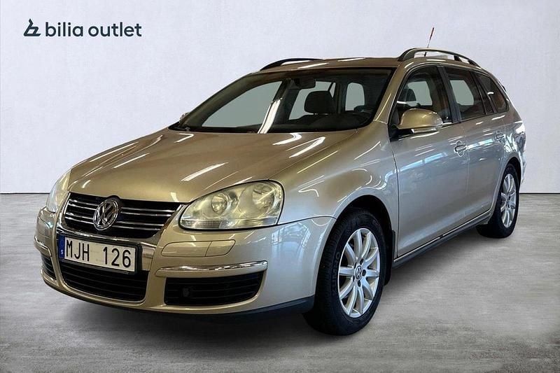Ljusbrun Begagnad 2008 VW Golf VI Kombi | 34 900 kr (Bra pris) - Bild 1/4