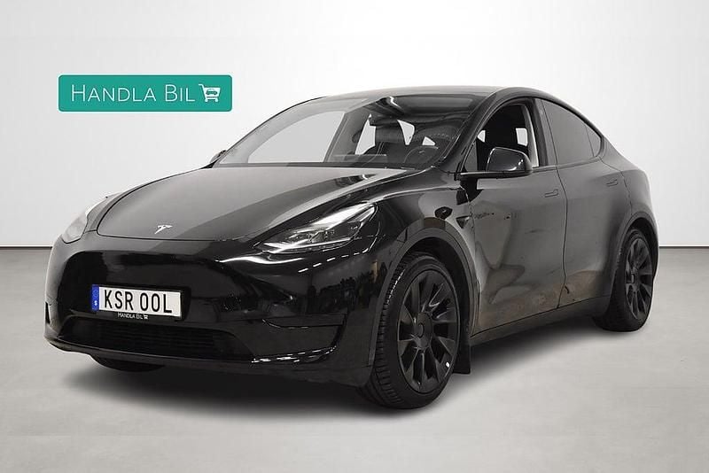 Svart Begagnad 2022 Tesla Model Y Standard Range SUV | 339 900 kr (Marknadspris) - Bild 1/4