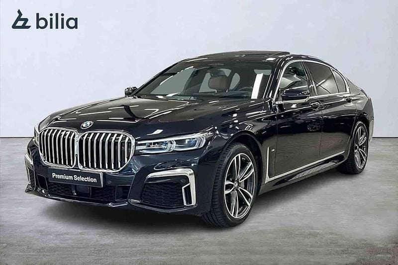 Svart Begagnad 2022 BMW 740L Sedan | 779 900 kr - Bild 1/1