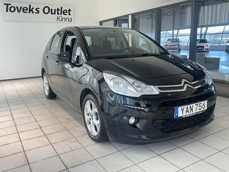 Begagnad Citroën C3 PureTech 83 HK (61 kW) 2015 Svart