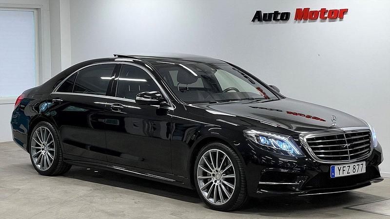 Svart Begagnad 2016 Mercedes S500L AMG Sedan | 549 900 kr - Bild 1/3