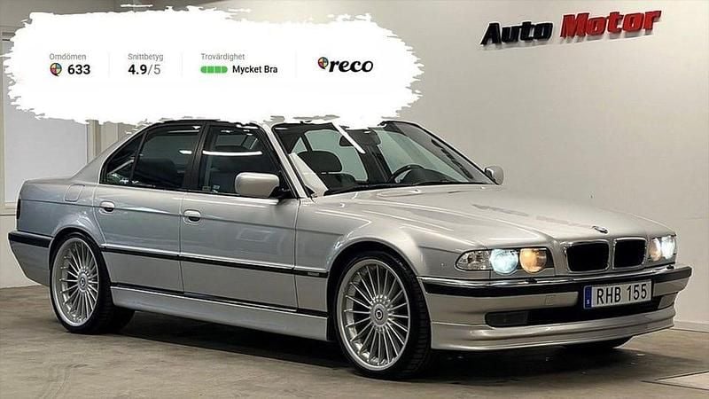 Ljusgrå Begagnad 2000 BMW 740 Sedan | 159 900 kr - Bild 1/3