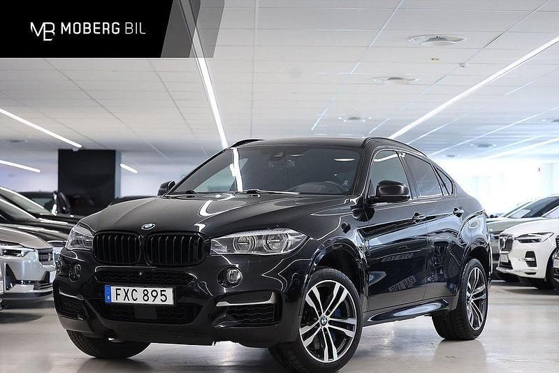 Svart Begagnad 2018 BMW X6 M Sport SUV | 449 900 kr - Bild 1/3