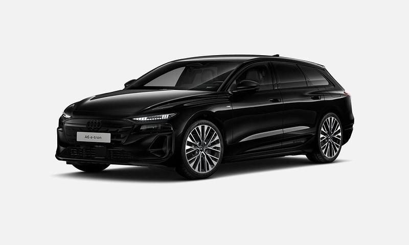 Ny Audi A6 e-tron S-Line 2025 Svart Kombi
