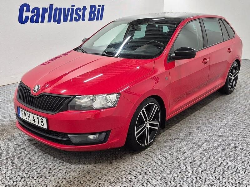 Röd Begagnad 2015 Skoda Rapid Sedan | 65 000 kr (Marknadspris) - Bild 1/4