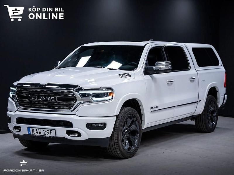 Vit Begagnad 2020 Dodge Ram Limited Pickup | 899 900 kr - Bild 1/4