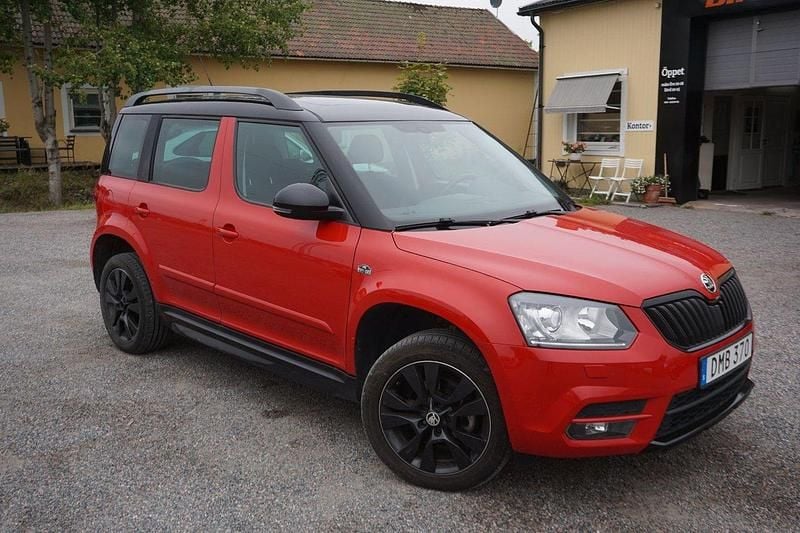 Röd Begagnad 2014 Skoda Yeti Monte Carlo SUV | 129 900 kr (Marknadspris) - Bild 1/4