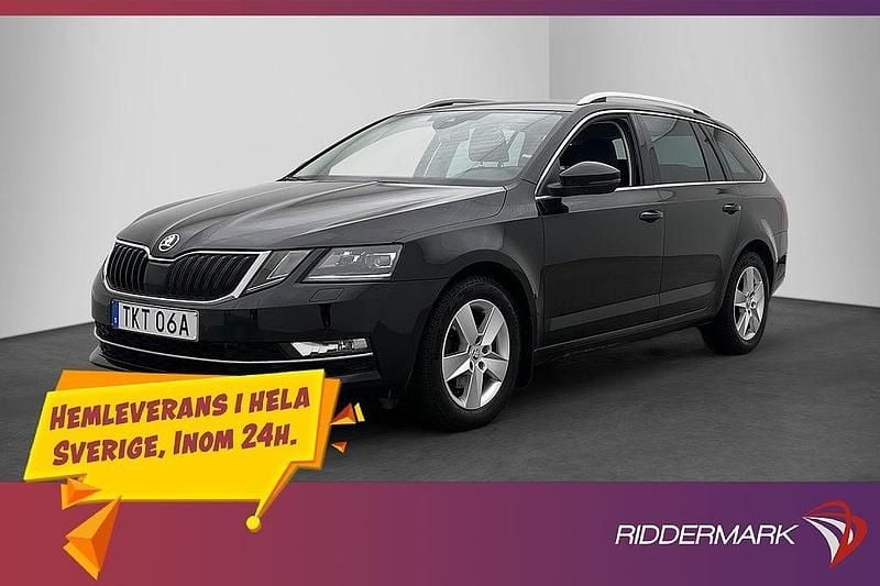 Svart Begagnad 2019 Skoda Octavia Kombi | 194 800 kr (Marknadspris) - Bild 1/3