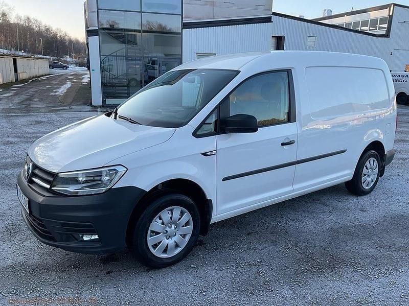 Vit Begagnad 2020 VW Caddy Maxi Minibuss | 92 000 kr (Superpris) - Bild 1/4