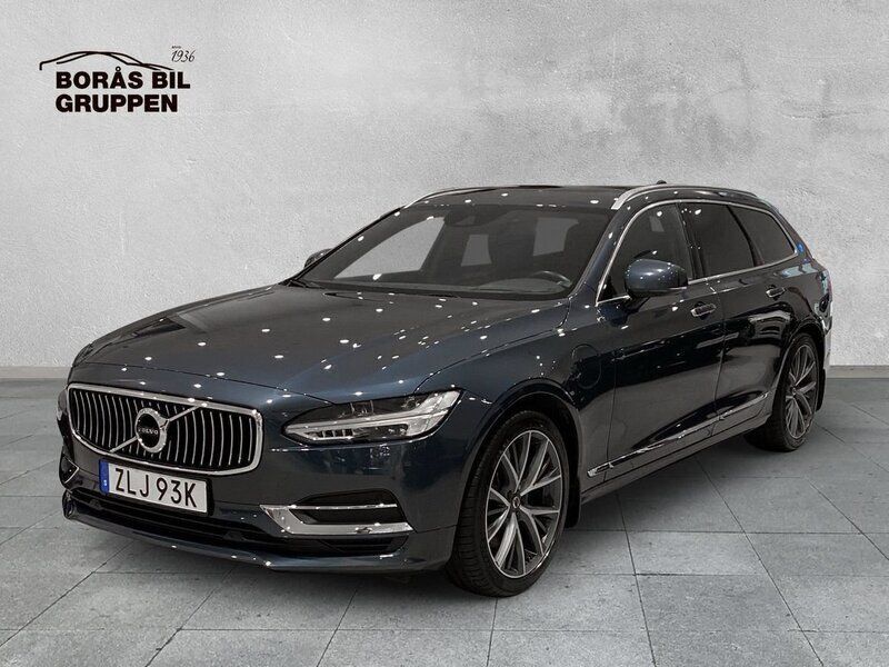 Mörkblå (blå) Begagnad 2019 Volvo V90 Inscription Kombi | 329 000 kr (Bra pris) - Bild 1/4