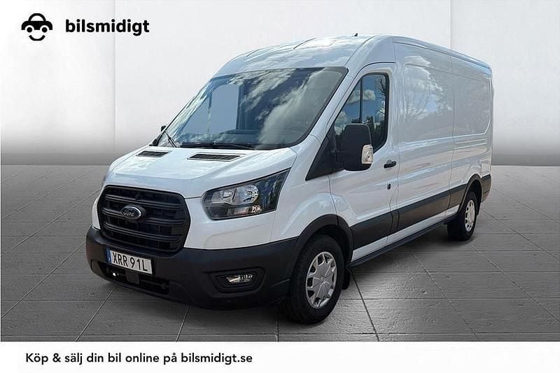 Vit Begagnad 2022 Ford Transit Van | 379 900 kr (Marknadspris) - Bild 1/3