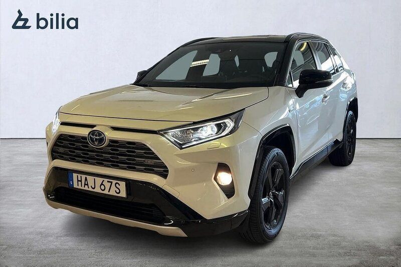 Vit Begagnad 2019 Toyota RAV4 Hybrid Style SUV | 279 900 kr (Marknadspris) - Bild 1/4