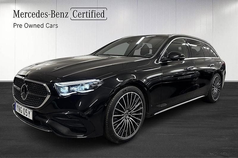 Svart Begagnad 2023 Mercedes E300 AMG Kombi | 594 900 kr (Marknadspris) - Bild 1/4