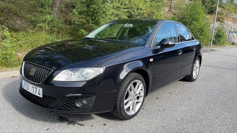 Svart Begagnad 2009 Seat Exeo Sedan | 46 900 kr - Bild 1/4
