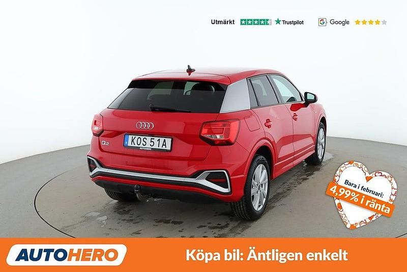 Begagnad Audi Q2 S-Line 151 HK (111 kW) 2021 Röd SUV