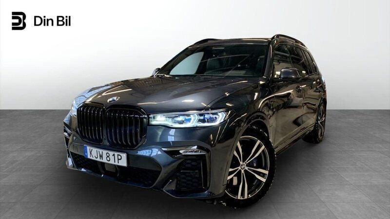 Grå Begagnad 2021 BMW X7 SUV | 859 500 kr - Bild 1/4
