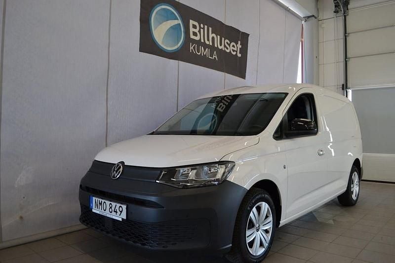 Vit Begagnad 2022 VW Caddy Maxi Minibuss | 323 750 kr (Lite dyr) - Bild 1/4