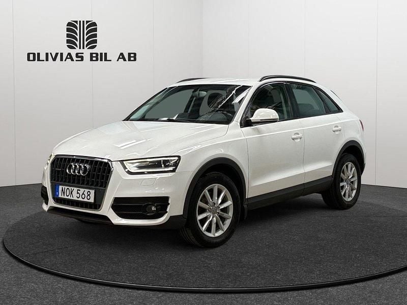 Vit Begagnad 2014 Audi Q3 SUV | 139 400 kr (Marknadspris) - Bild 1/4