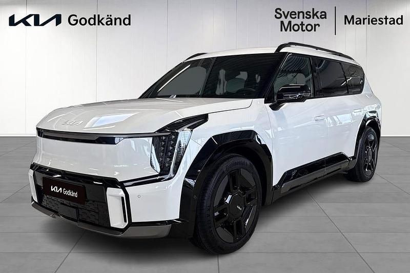 Vit Begagnad 2023 Kia EV9 GT-Line SUV | 759 200 kr (Marknadspris) - Bild 1/4