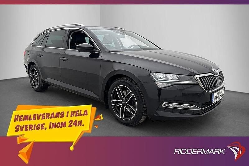 Begagnad Skoda Superb 200 HK (147 kW) 2022 Svart Kombi