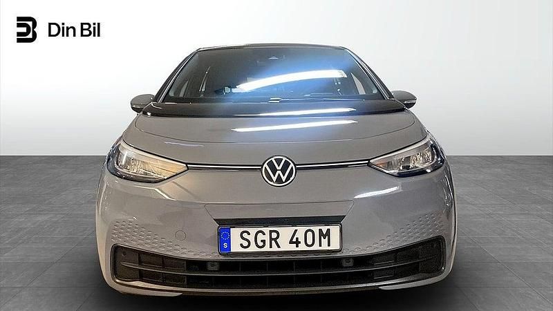 Begagnad VW ID.3 Pro 150 kW (204 HK) 2022 Moonstone grey black Halvkombi