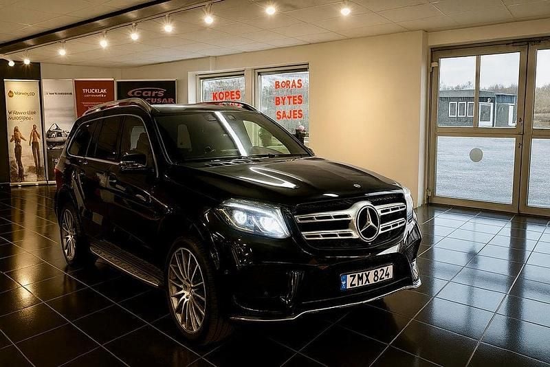 Svart Begagnad 2016 Mercedes GLS350 AMG SUV | 379 900 kr (Marknadspris) - Bild 1/4