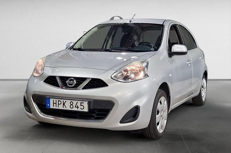 Silver Begagnad 2015 Nissan Micra Halvkombi | 59 900 kr (Marknadspris) - Bild 1/3