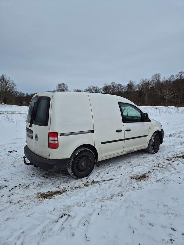 Begagnad VW Caddy 75 HK (55 kW) 2014 Vit Minibuss