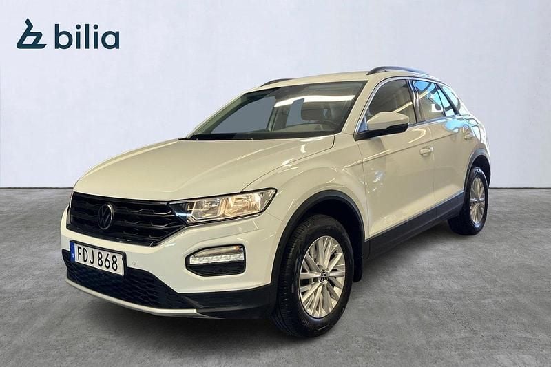 Vit Begagnad 2020 VW T-Roc SUV | 214 900 kr (Bra pris) - Bild 1/4