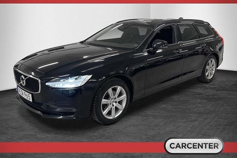 Svart Begagnad 2018 Volvo V90 Kinetic Kombi | 159 500 kr (Marknadspris) - Bild 1/4