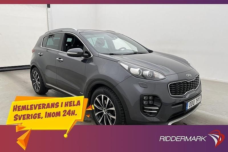 Grå Begagnad 2016 Kia Sportage GT-Line SUV | 188 800 kr (Lite dyr) - Bild 1/3