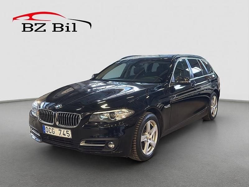 Svart Begagnad 2013 BMW 520 Kombi | 139 900 kr (Marknadspris) - Bild 1/4