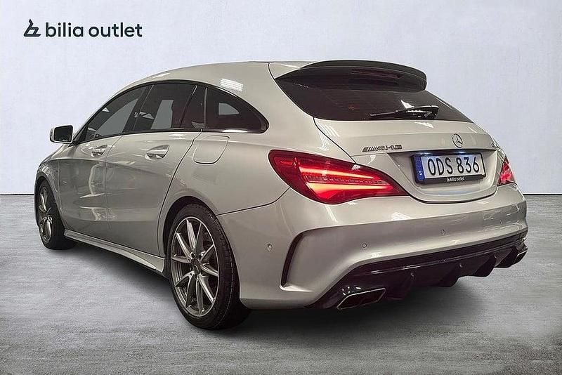 Begagnad Mercedes CLA45 AMG Shooting Brake AMG 381 HK (280 kW) 2016 Silver Kombi